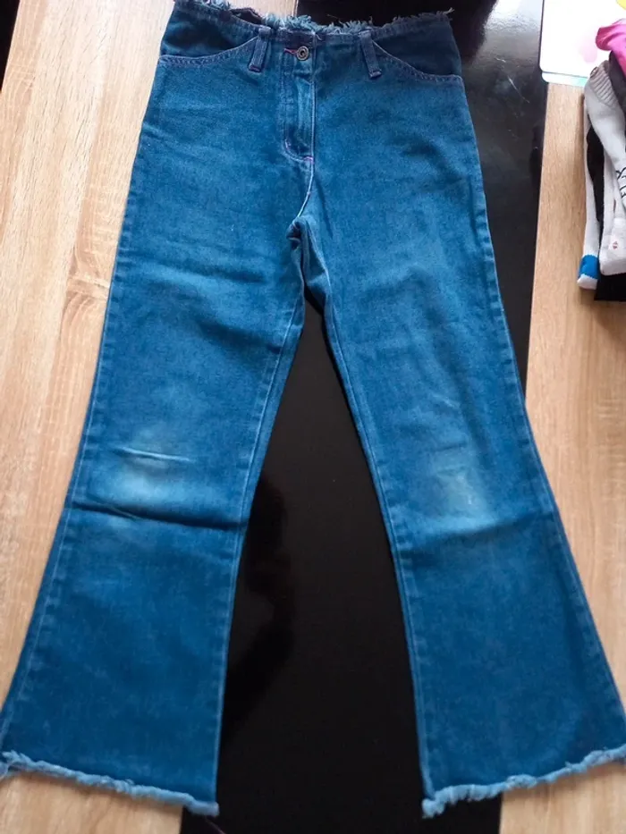 Jeans fille sergent major 10 ans - photo numéro 2