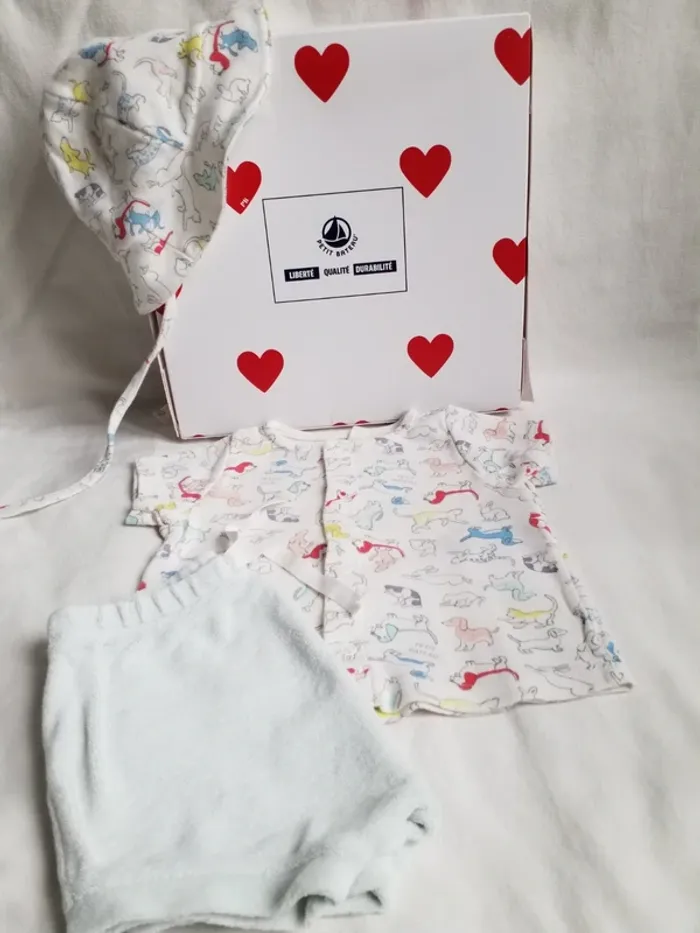 Ensemble petit bateau 3 mois été neuf