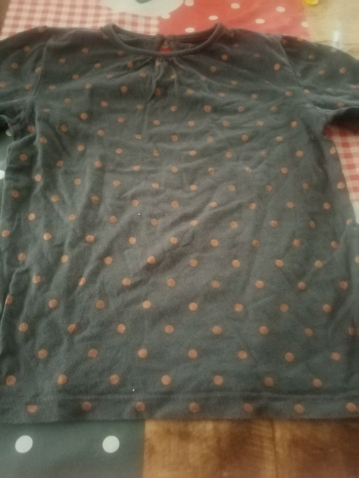 Tee-shirt manche longue fin taille 5ans marque kid kanaï - photo numéro 4