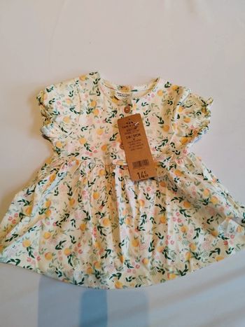 Robe courte neuve 3mois