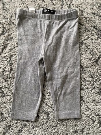 Legging court gris TEX - taille 2 / 3 ans