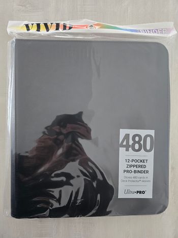 Portfolio Ultra Pro Vivid Zip Binder 480 Noir