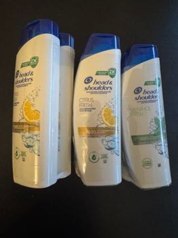 6 shampoing head & shoulders 330ml x6