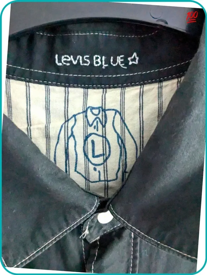 Chemise Levi's Blue homme M - photo numéro 4