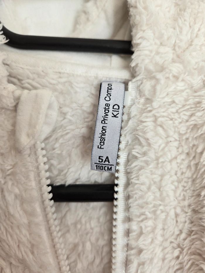 Veste polaire blanche - photo numéro 4