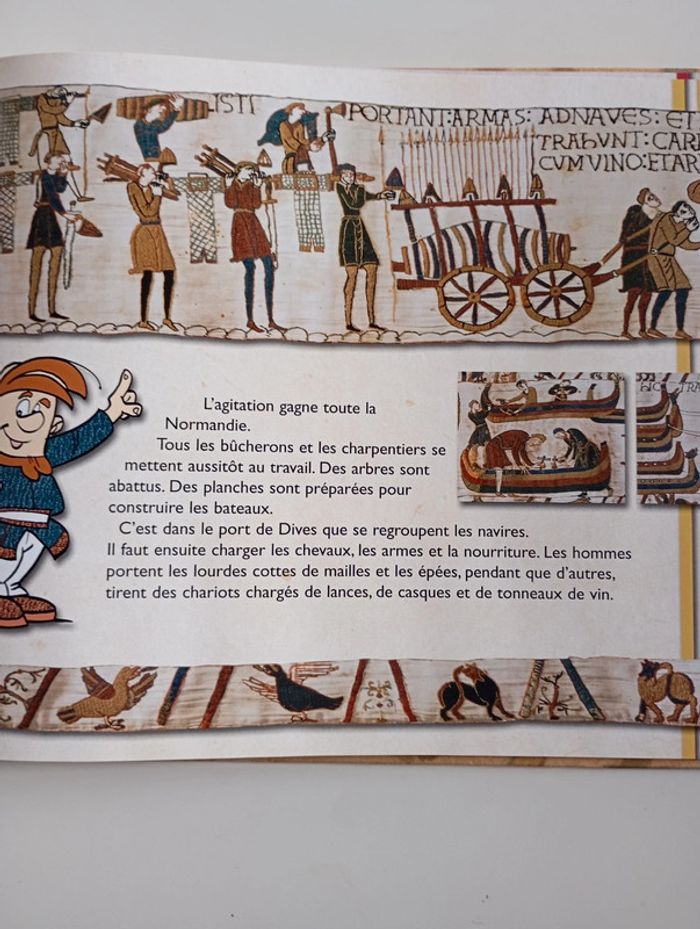 L'histoire d'une conquête: La tapisserie de Bayeux racontée aux enfants - photo numéro 6