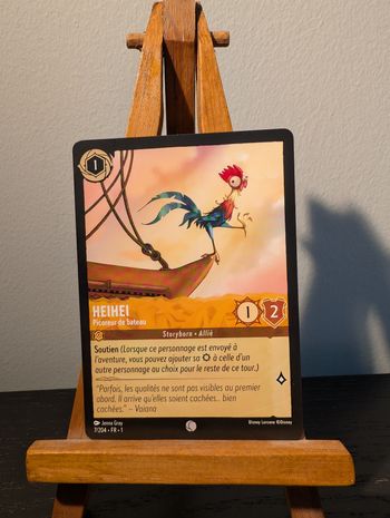 🌟 Heihei– Disney Lorcana FR - En excellent état 🌟