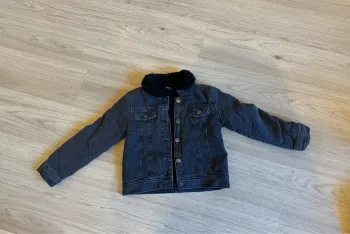 Veste jean et fourrure