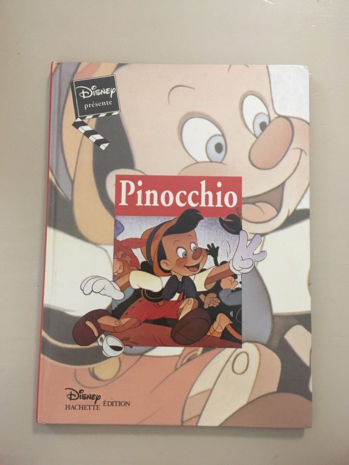 Livre Pinocchio Disney Édition Hachette