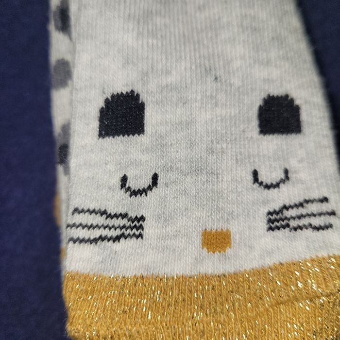 Très jolies chaussettes fille coton biologique 19-22  x5 NEUF - photo numéro 3