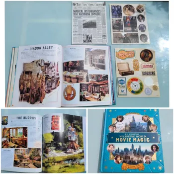 Livre en anglais Harry Potter : Wizarding world, mobie magic