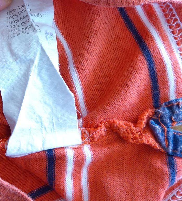 Polo ML orange - photo numéro 4