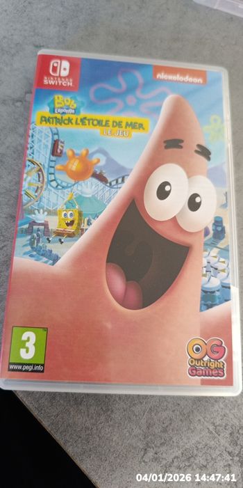 Bob l'éponge Patrick l'étoile de mer 