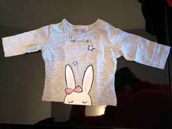 Tee shirt manches longues Grain de blé fille 3 mois #espanolitinafille3mois