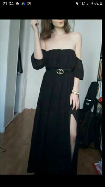 Robe longue épaule dénudées