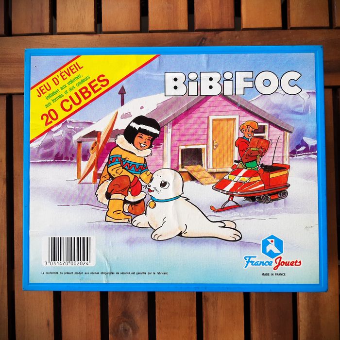 BiBiFOC – Jeu éducatif vintage – 20 cubes France Jouets - photo numéro 3