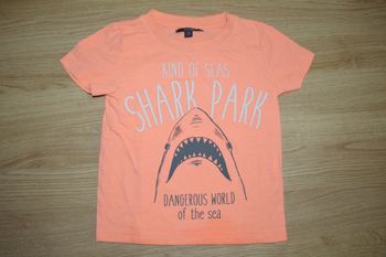 Tee shirt manches courtes Kiabi 3 ans requin