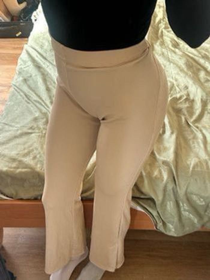 Pantalon évasé beige pimkie - photo numéro 2