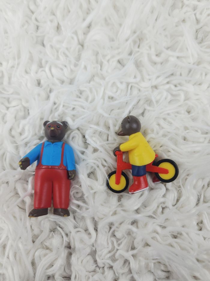 Lot de 2 figurines Petit Ours Brun 🎅 - photo numéro 2