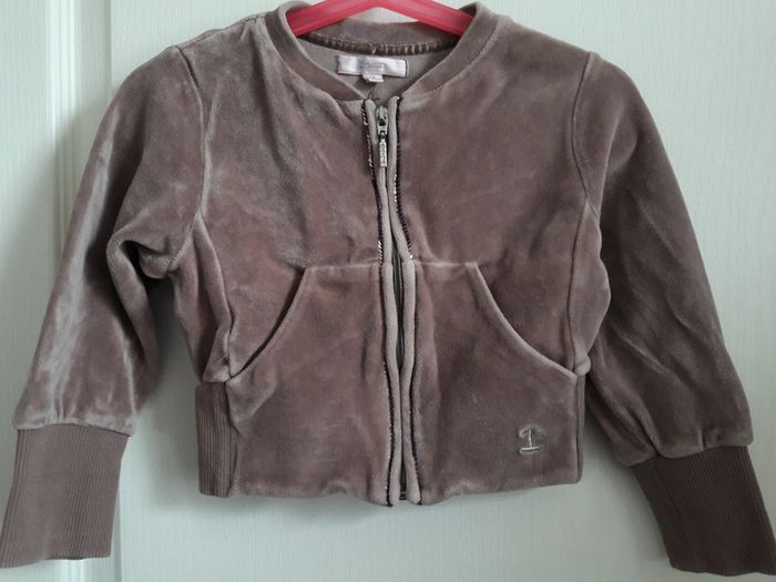 Gilet zippé strass Repetto 3 ans