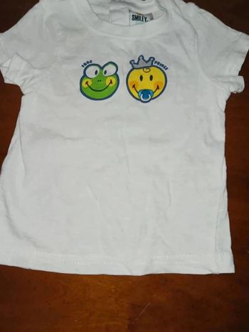 Tee-shirt smiley 3 mois