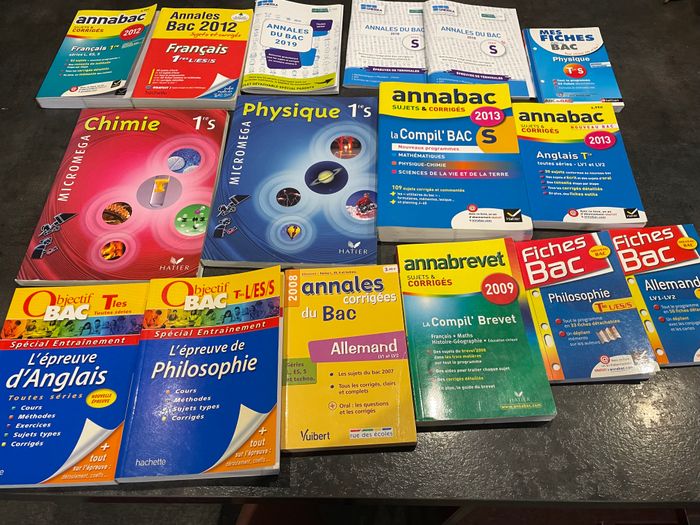 Lot de 17 annales (classe terminale) - photo numéro 5