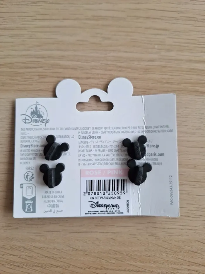 Pins Disneyland Paris – Mickey & Minnie (set de 2) - photo numéro 2