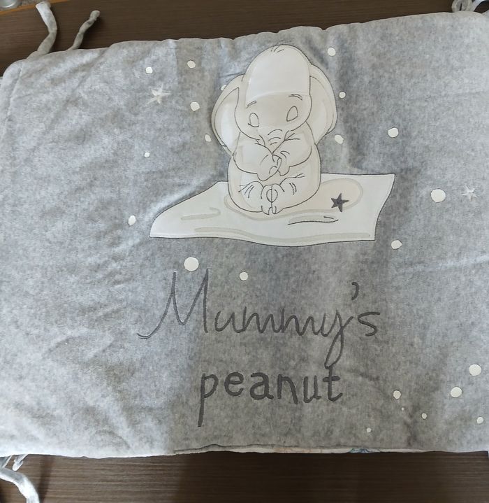 tour de lit bebe dumbo disney en velours 60/120 cm neuf