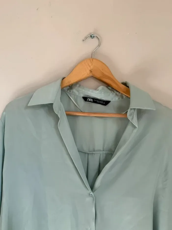 Chemise vert sauge - photo numéro 3