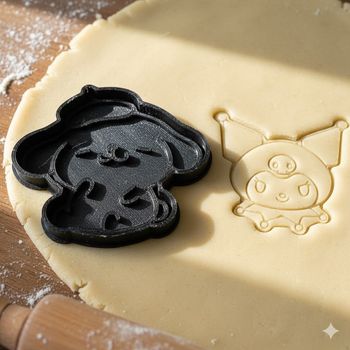 Emporte-pièce Pompompurin et Kuromi pour biscuits et pâtisserie 8cm