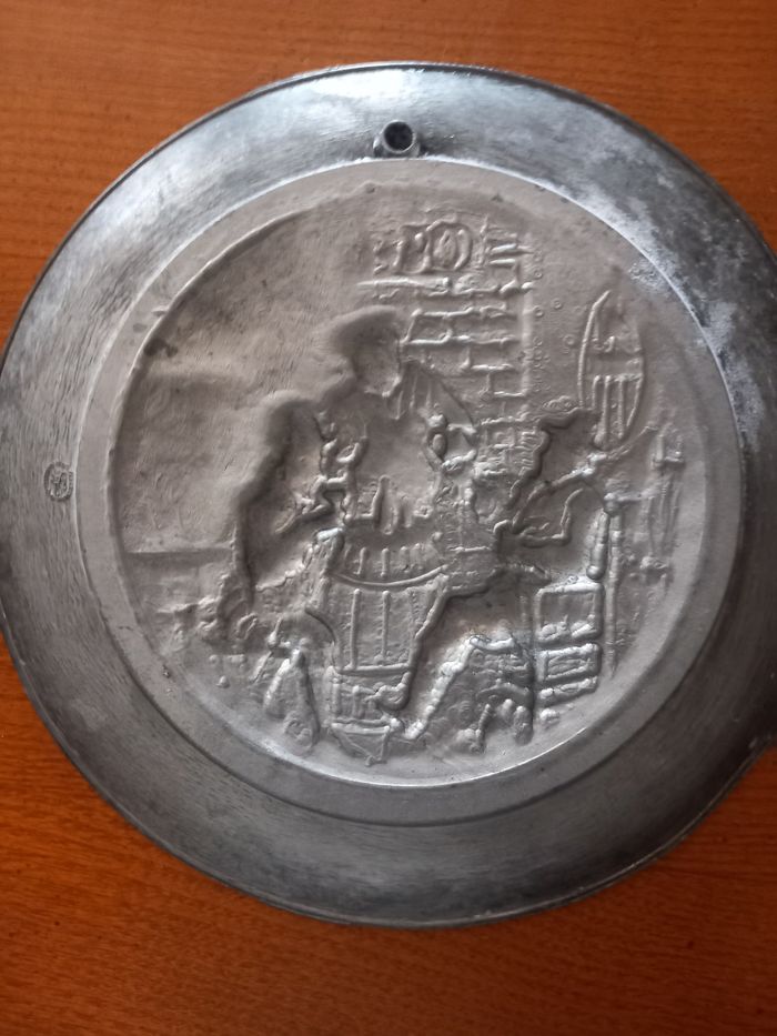 Assiette étain - photo numéro 3