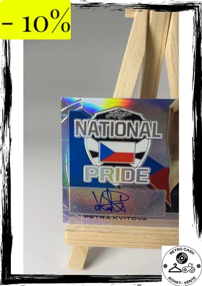 2016 feuilles métalliques tennis Petra Kvitova National metal Pride auto - photo numéro 2
