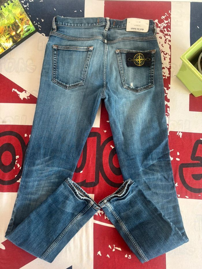 Jeans Stone Island taille 36 (xs) bleu marine - photo numéro 13
