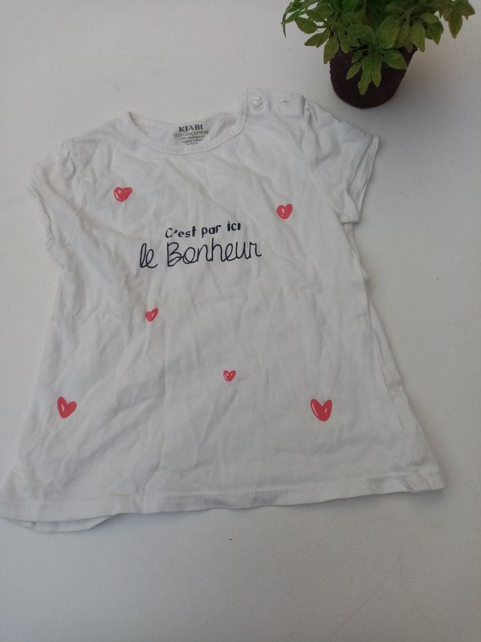 Tee-shirt ~kiabi (18 mois) fille - photo numéro 2