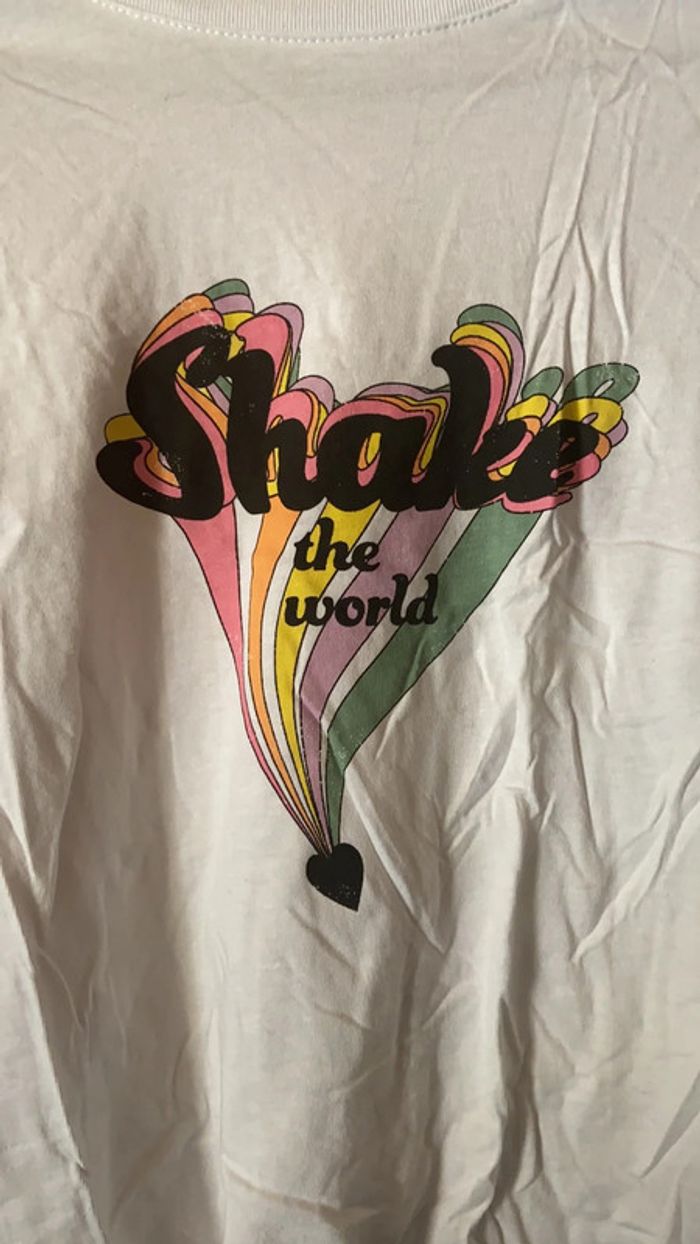 TeeShirt blanc Shake - photo numéro 2