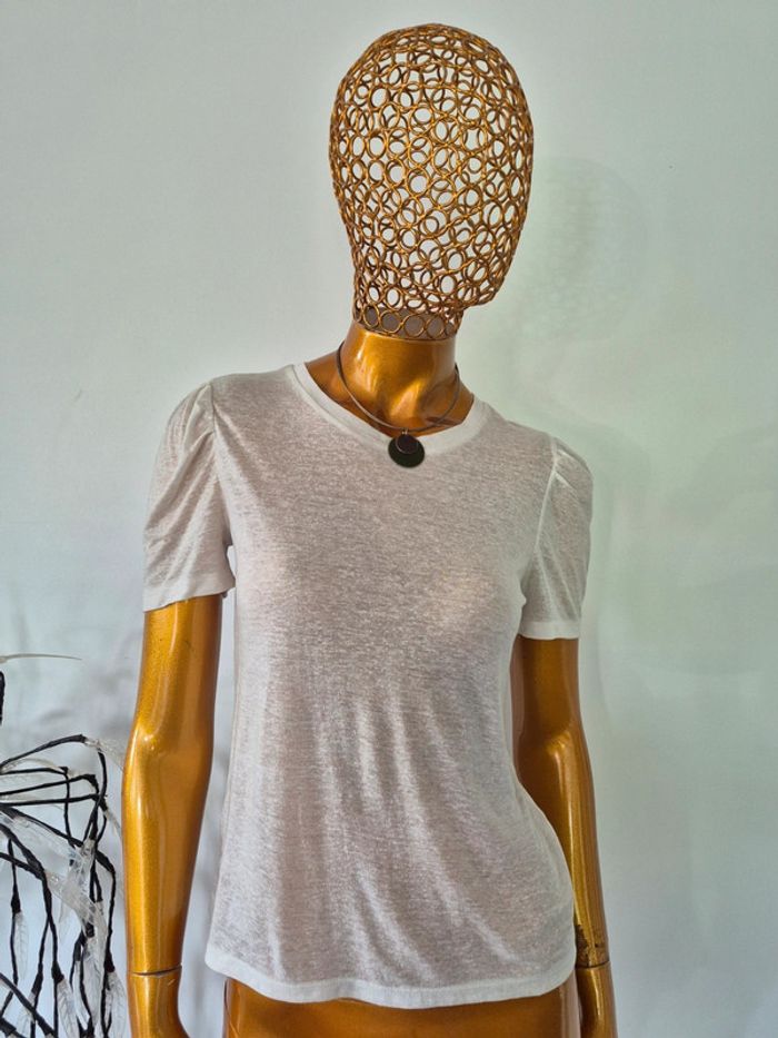 Tee-shirt Femme Crème
