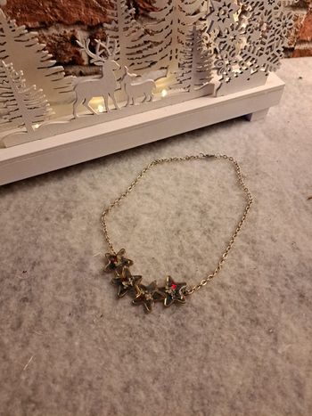 Collier étoile multicolore résine