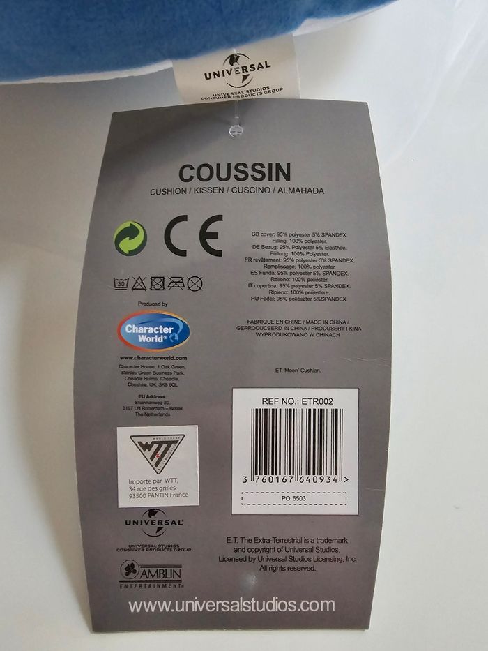 Coussin E.T. - photo numéro 7