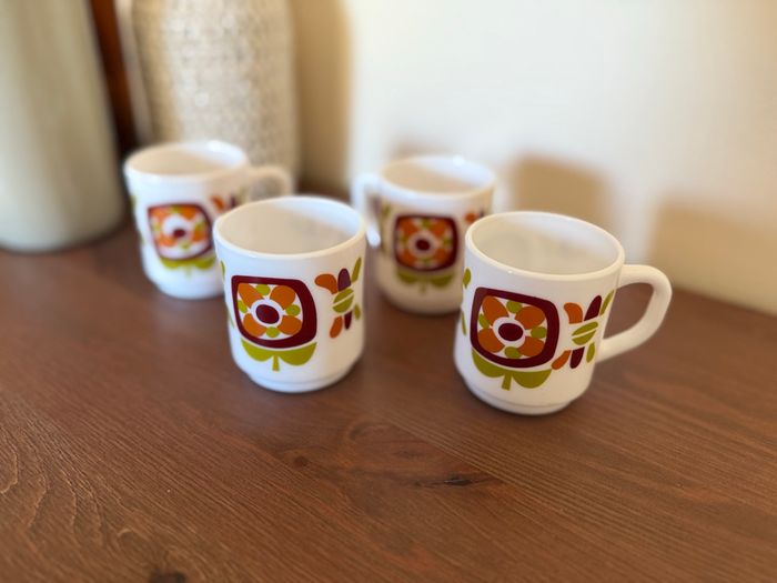4 tasses Mobil - Arcopal
