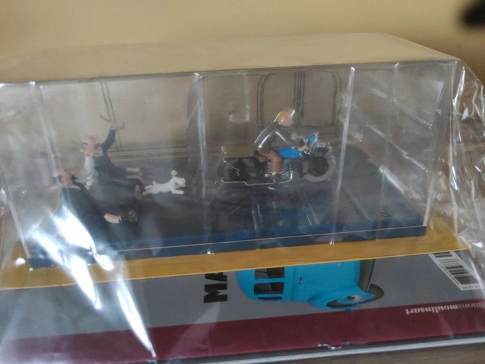 La moto de Tintin voiture 1/24
