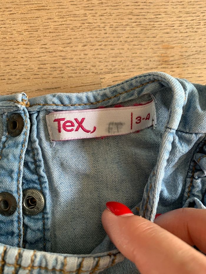 Robe jean tex 3/4 ans - photo numéro 2