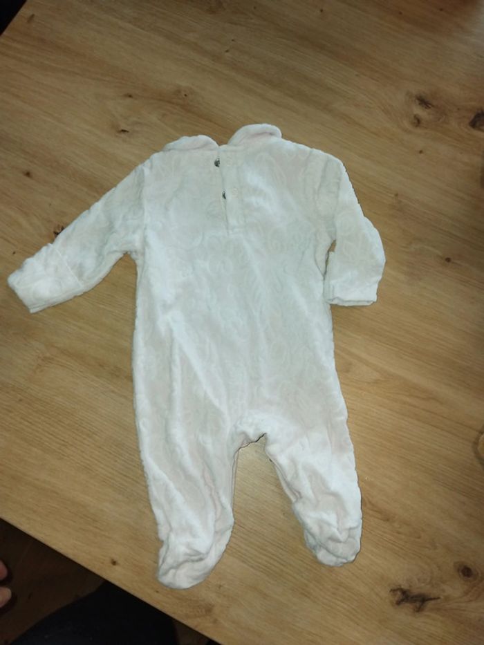 3 pyjamas fille velours taille naissance - photo numéro 3