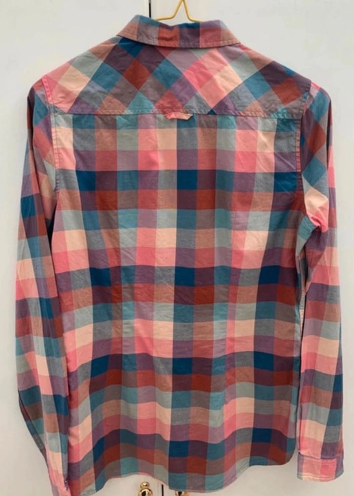 chemise rose à carreaux tommy Hilfiger taille S en très bon état - photo numéro 5