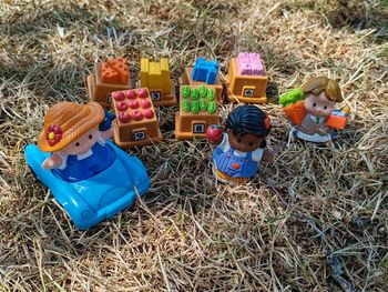 Lot marchand little people au marché