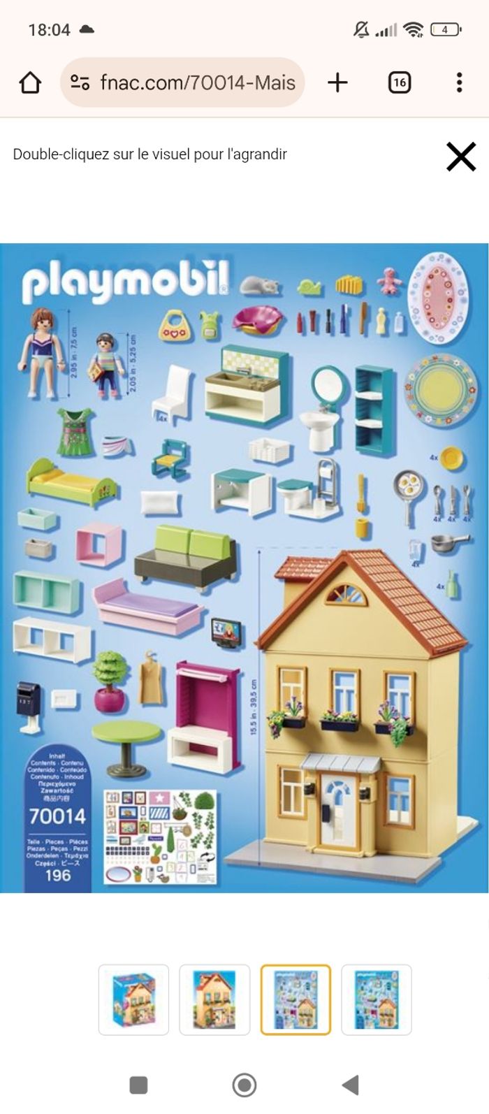 Playmobil maison de ville 70014 - photo numéro 6