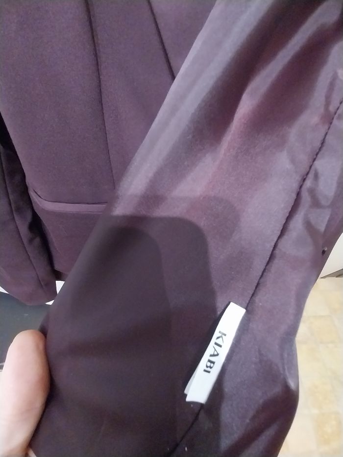 Pantalon tailleur violiet taille 44 - photo numéro 3
