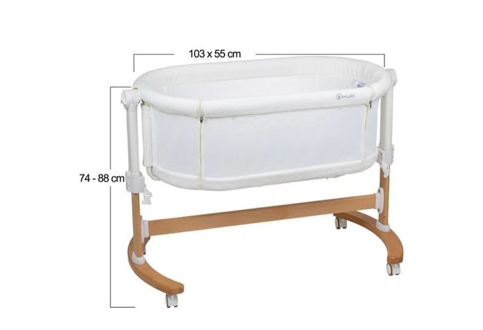 Cododo bébé bois et blanc excellent état - photo numéro 3