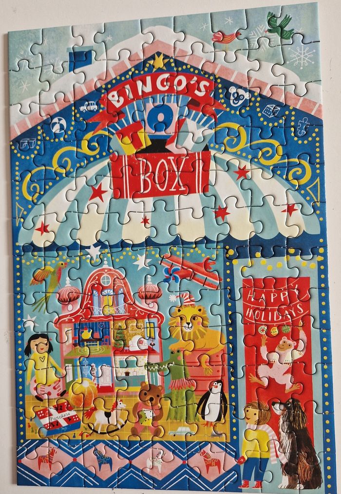 Mini puzzle 100 pièces.  Eeboo. Dd1131