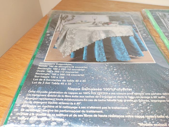 🌿 12 serviettes de table en tissus - 40 x 40 cm - VPCE 🌿 - photo numéro 6