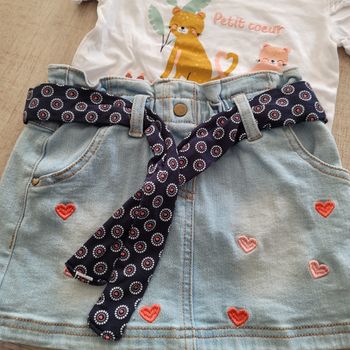 Ensemble jupe tee-shirt 3ans